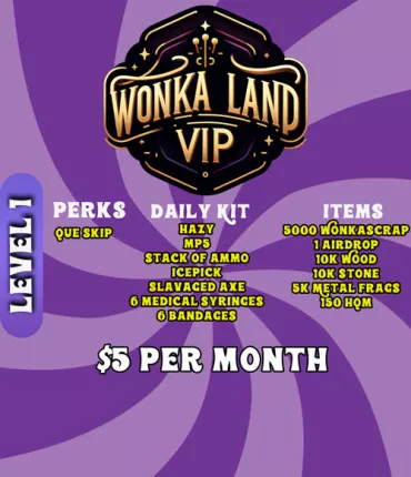 WonkaLand Shop : Super Vip Level 5